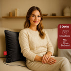 Coozie warmtekussen oplaadbaar 45x45 Zwart Velvet - Draadloos - Elektrisch