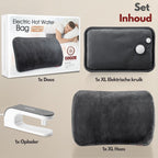 Coozie Elektrische kruik oplaadbaar XL - Antracietgrijs