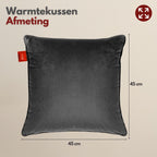 Warmtekussen Antracietgrijs Fluweel