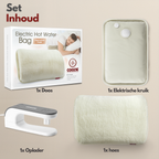 Coozie Elektrische kruik oplaadbaar - Beige