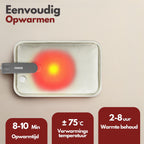 Coozie Elektrische kruik oplaadbaar - Beige