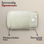 Coozie Elektrische kruik oplaadbaar XL - Beige