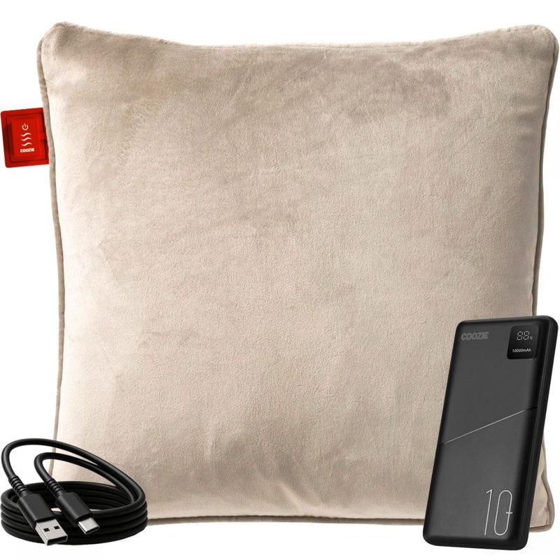 Warmtekussen Beige Fluweel