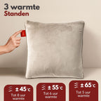 Warmtekussen Beige Fluweel