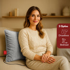 Coozie warmtekussen oplaadbaar 45x45 Grijs Velvet - Draadloos - Elektrisch