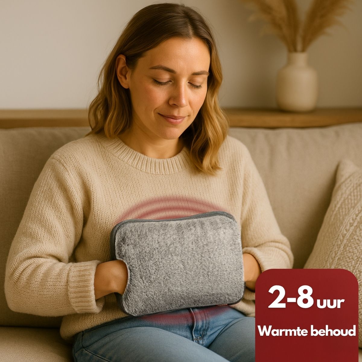 Coozie Elektrische kruik oplaadbaar - Grijs