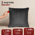 Warmtekussen Antracietgrijs Fluweel
